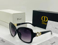 Women’s Premium Black Sunglasses with Gold-Tone Accents