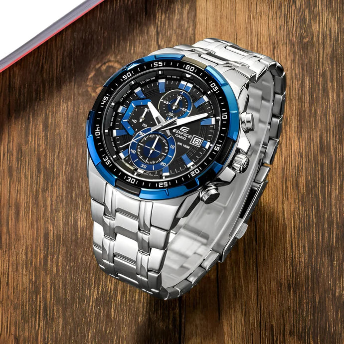Premium Chronograph Men’s Watch with Stainless Steel Strap