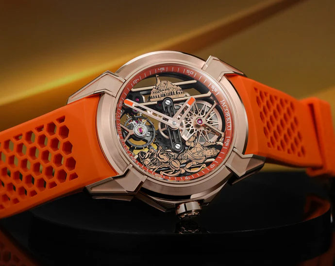 Men’s Premium Analogue Watch with Rose Gold Finish