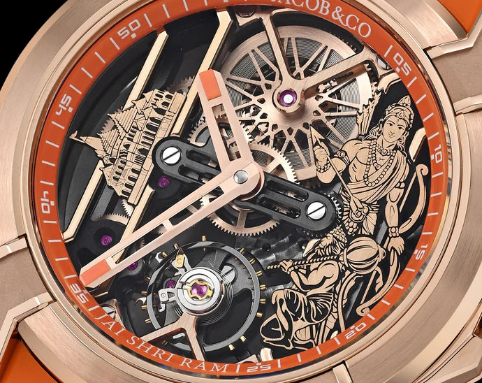 Men’s Premium Analogue Watch with Rose Gold Finish